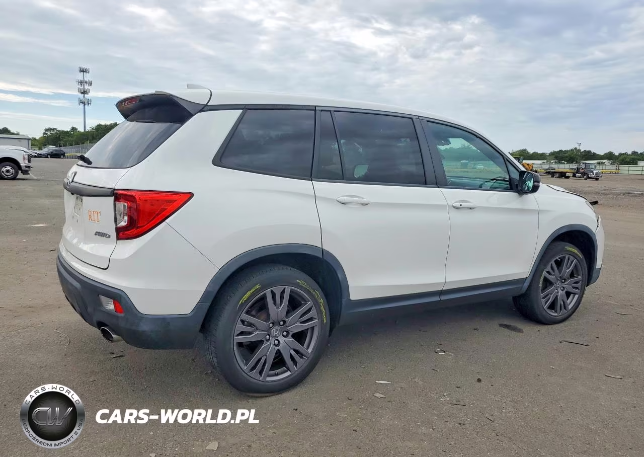 2021 Honda Passport Exl VIN:5FNYF8H54MB004219 - 3