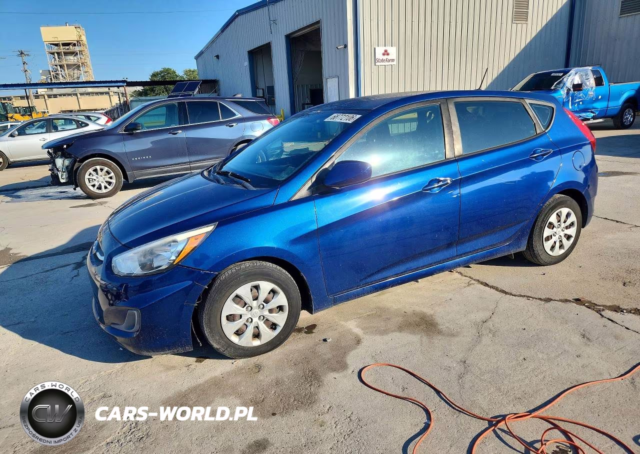 2017 Hyundai Accent Se VIN:KMHCT5AE8HU341383 - 1