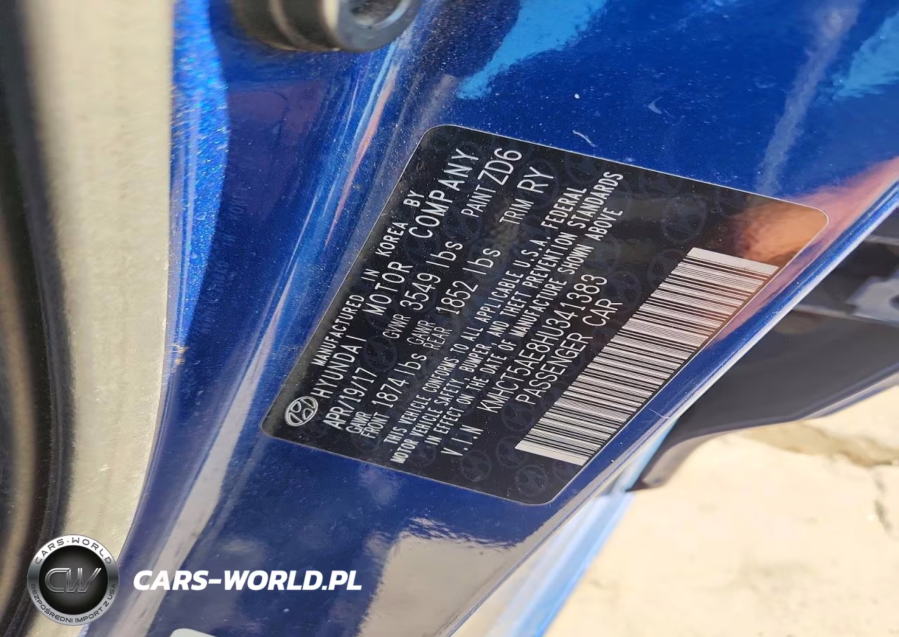 2017 Hyundai Accent Se VIN:KMHCT5AE8HU341383 - 12