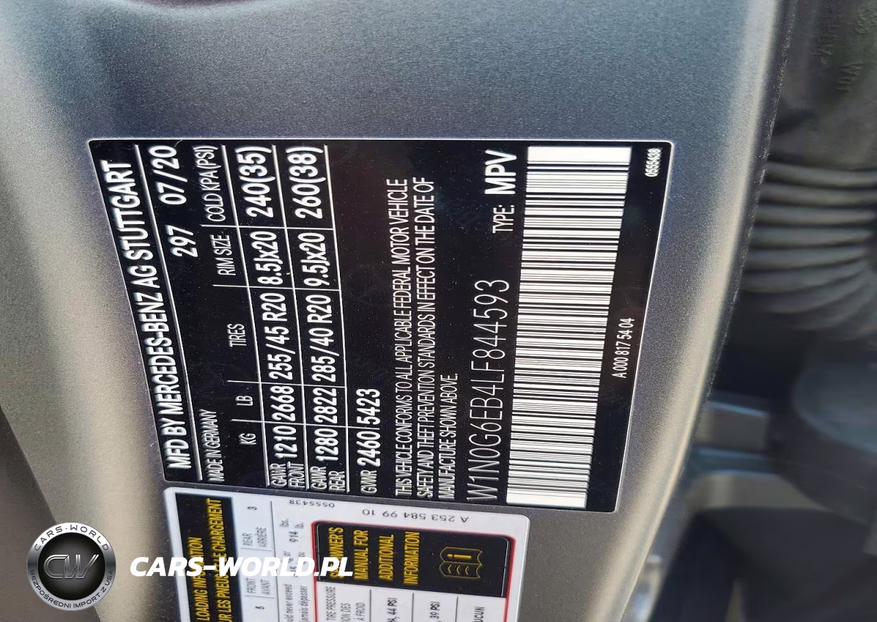 2020 Mercedes-Benz Glc 43 4Matic Amg VIN:W1N0G6EB4LF844593 - 12