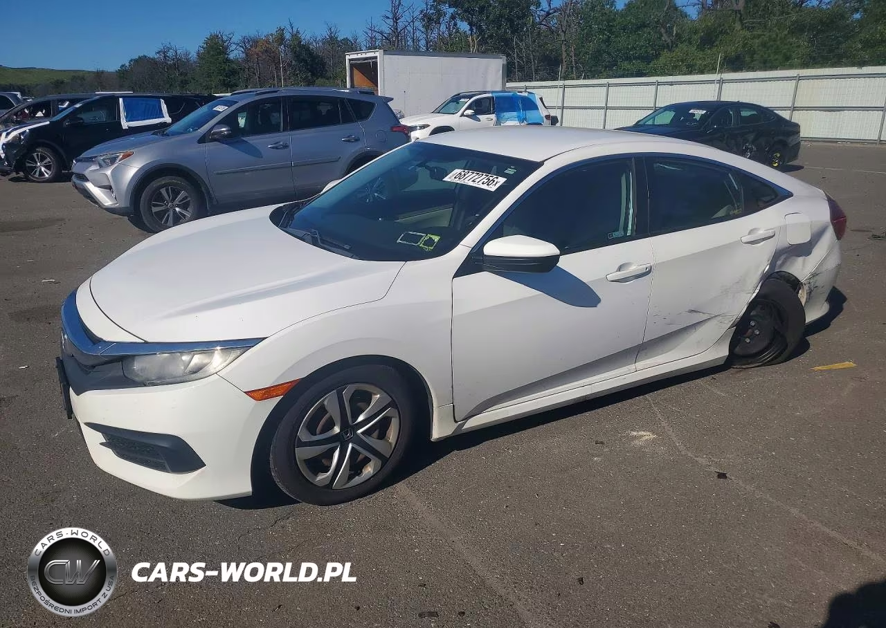 2018 Honda Civic Lx VIN:2HGFC2F50JH574483 - 1