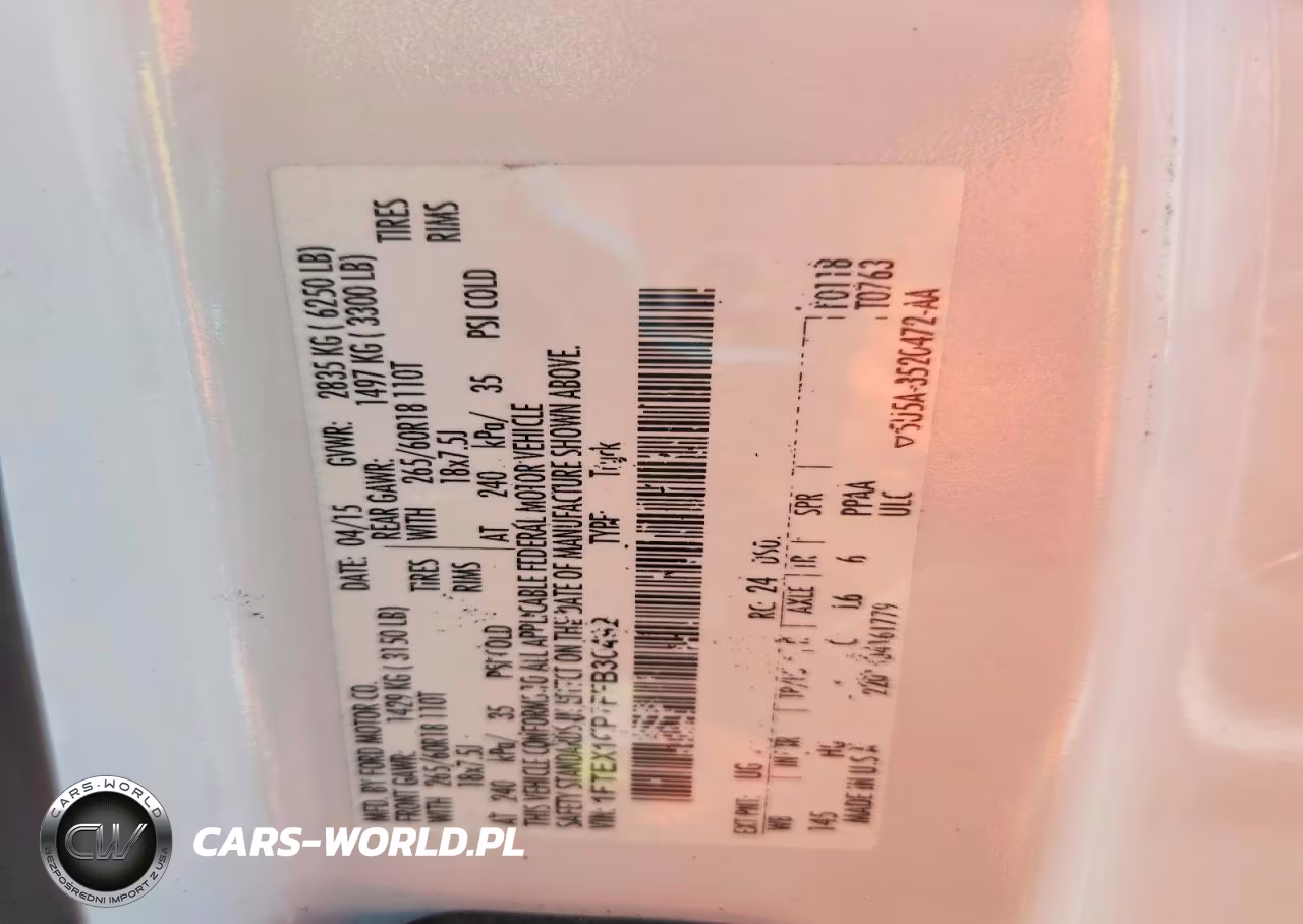 2015 Ford F150 Super Cab VIN:1FTEX1CP7FFB30492 - 12