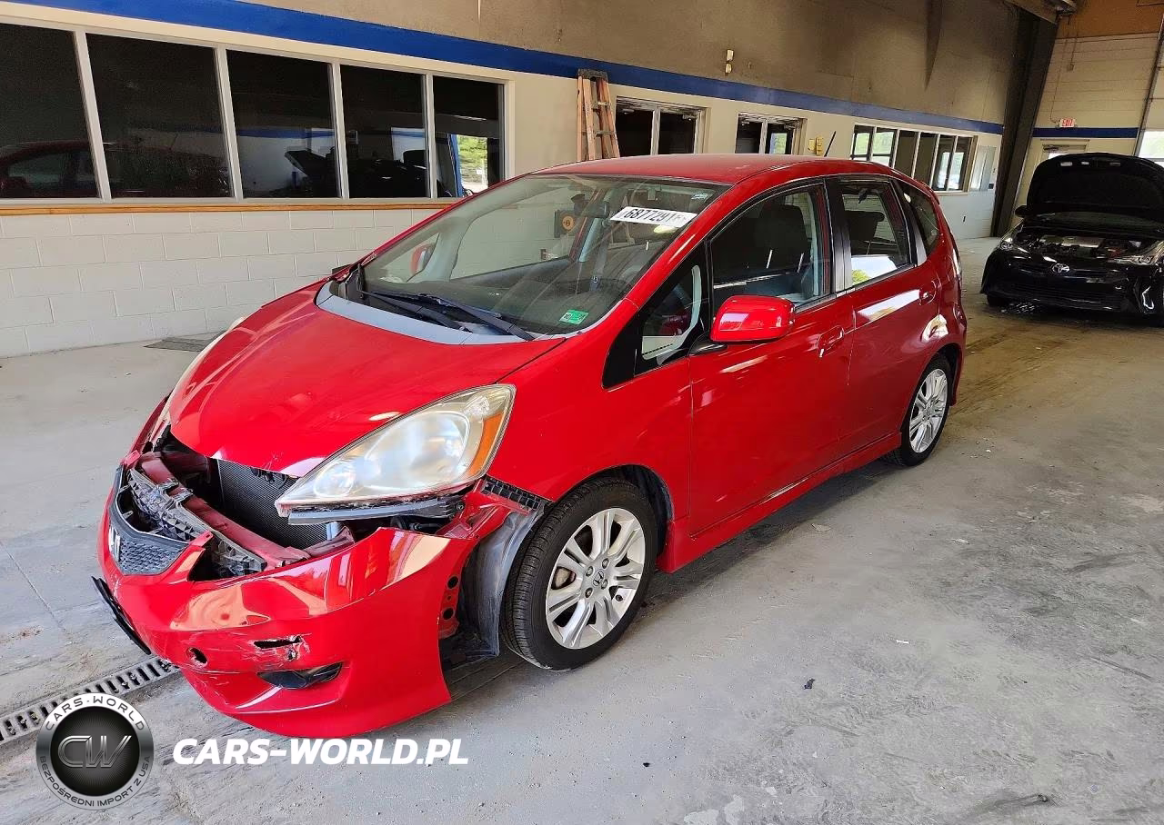 2009 Honda Fit Sport VIN:JHMGE884X9S021038 - 1