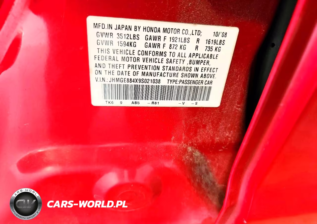 2009 Honda Fit Sport VIN:JHMGE884X9S021038 - 13