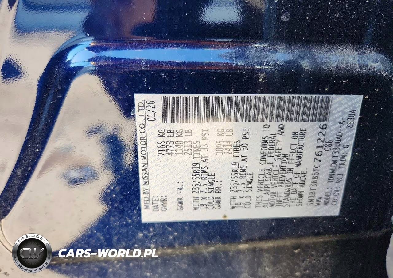2026 Nissan Rogue Dark Armor VIN:5N1BT3BB6TC761226 - 13