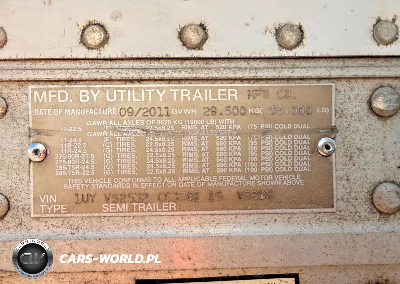 2012 Utility Trailer Manufacture Utility Tr - Dry Van Trailer VIN:1UYVS2532CG358115 - 14