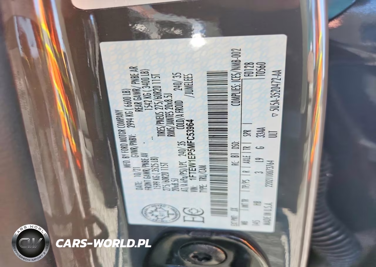 2021 Ford F150 Supercrew VIN:1FTEW1EP5MFC53964 - 12
