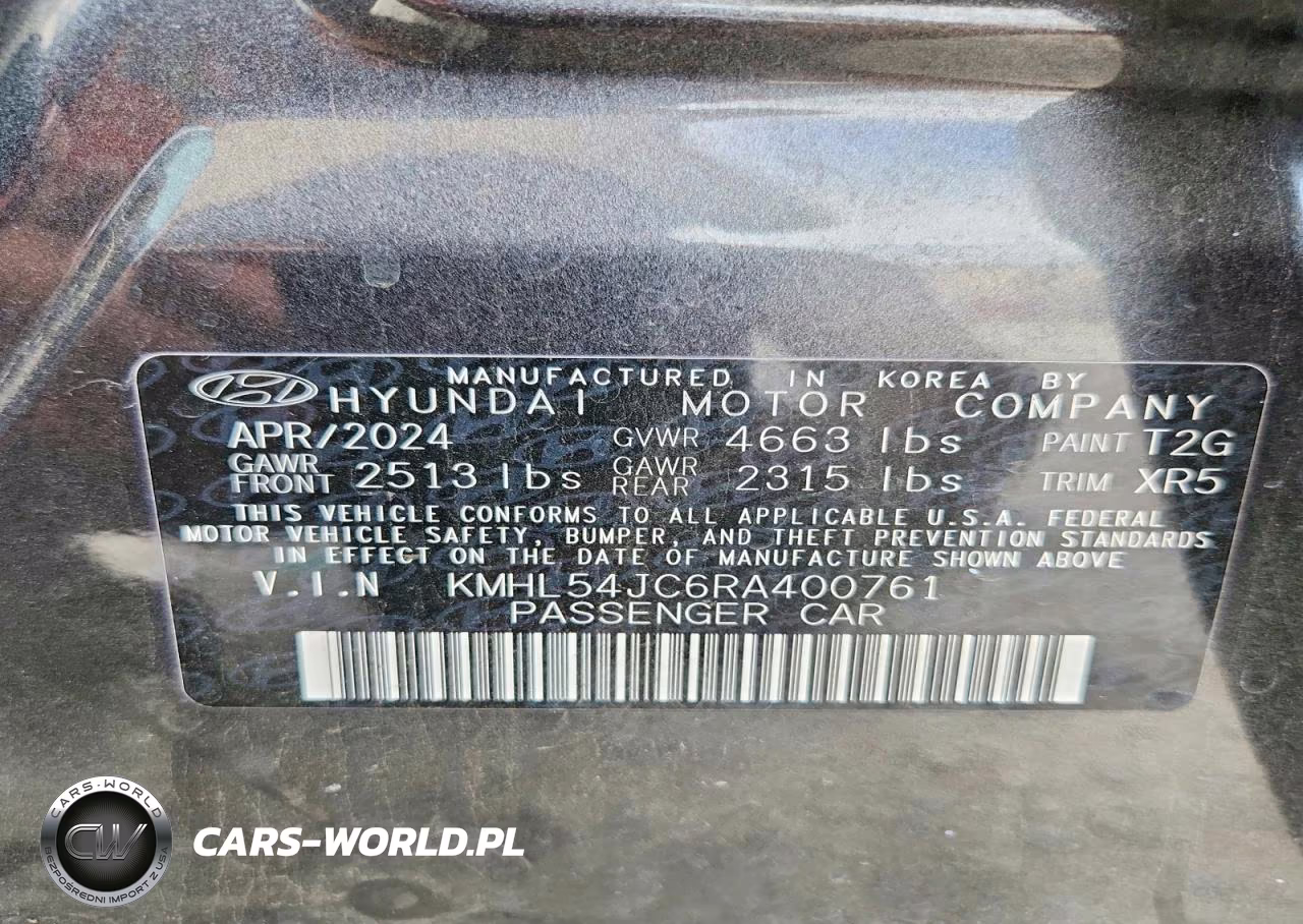 2024 Hyundai Sonata N Line VIN:KMHL54JC6RA400761 - 12