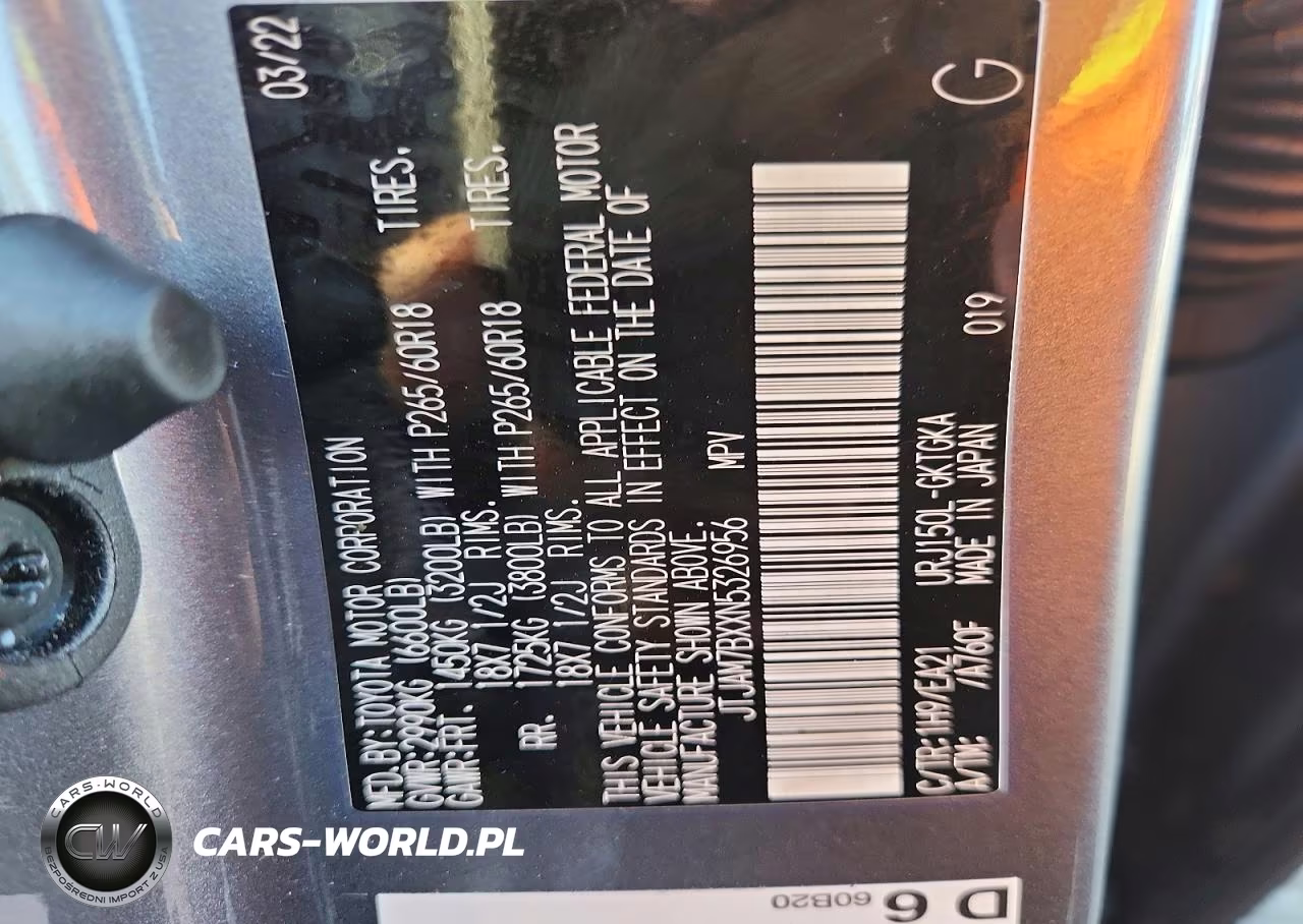 2022 Lexus Gx 460 VIN:JTJAM7BXXN5326956 - 14