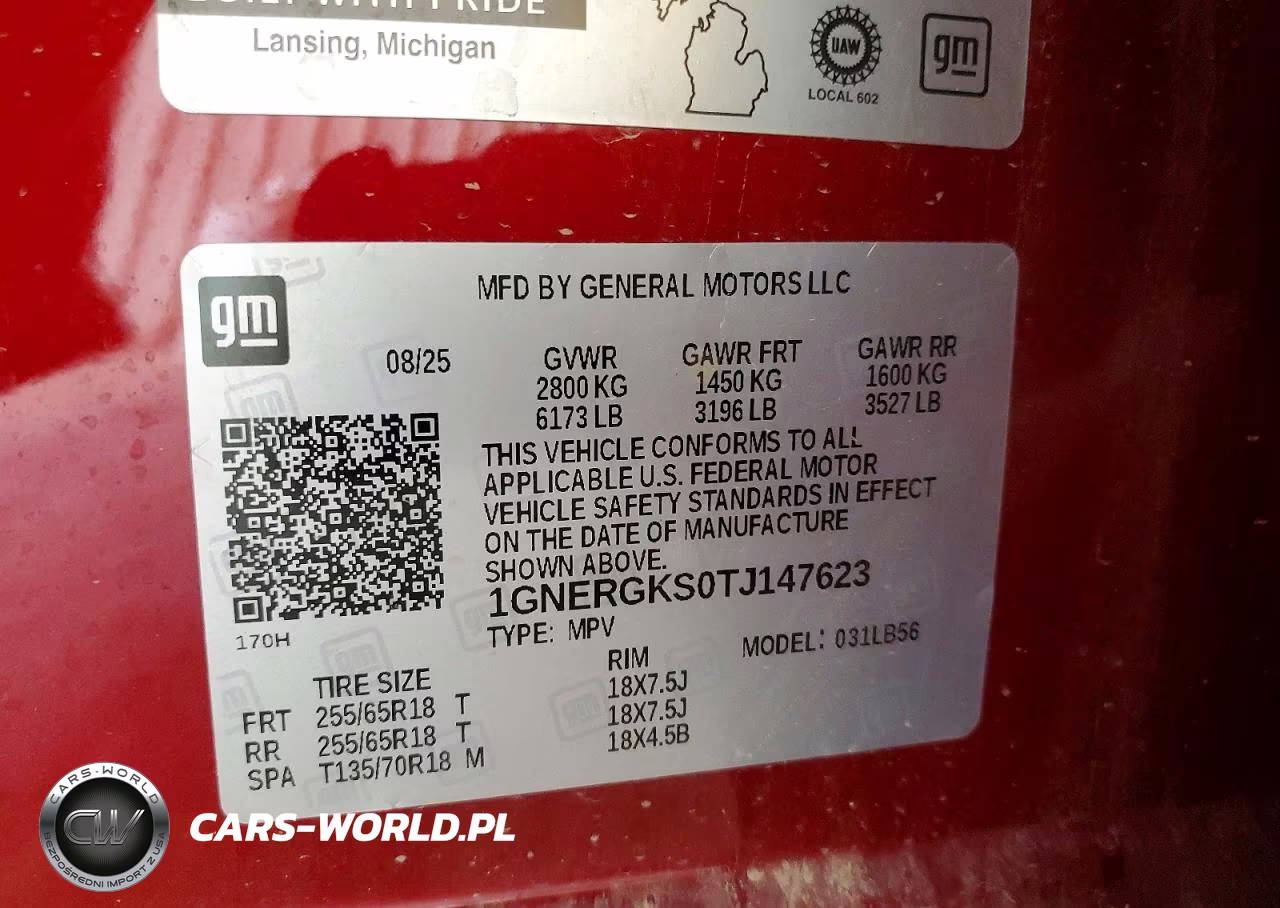 2026 Chevrolet Traverse Lt VIN:1GNERGKS0TJ147623 - 13