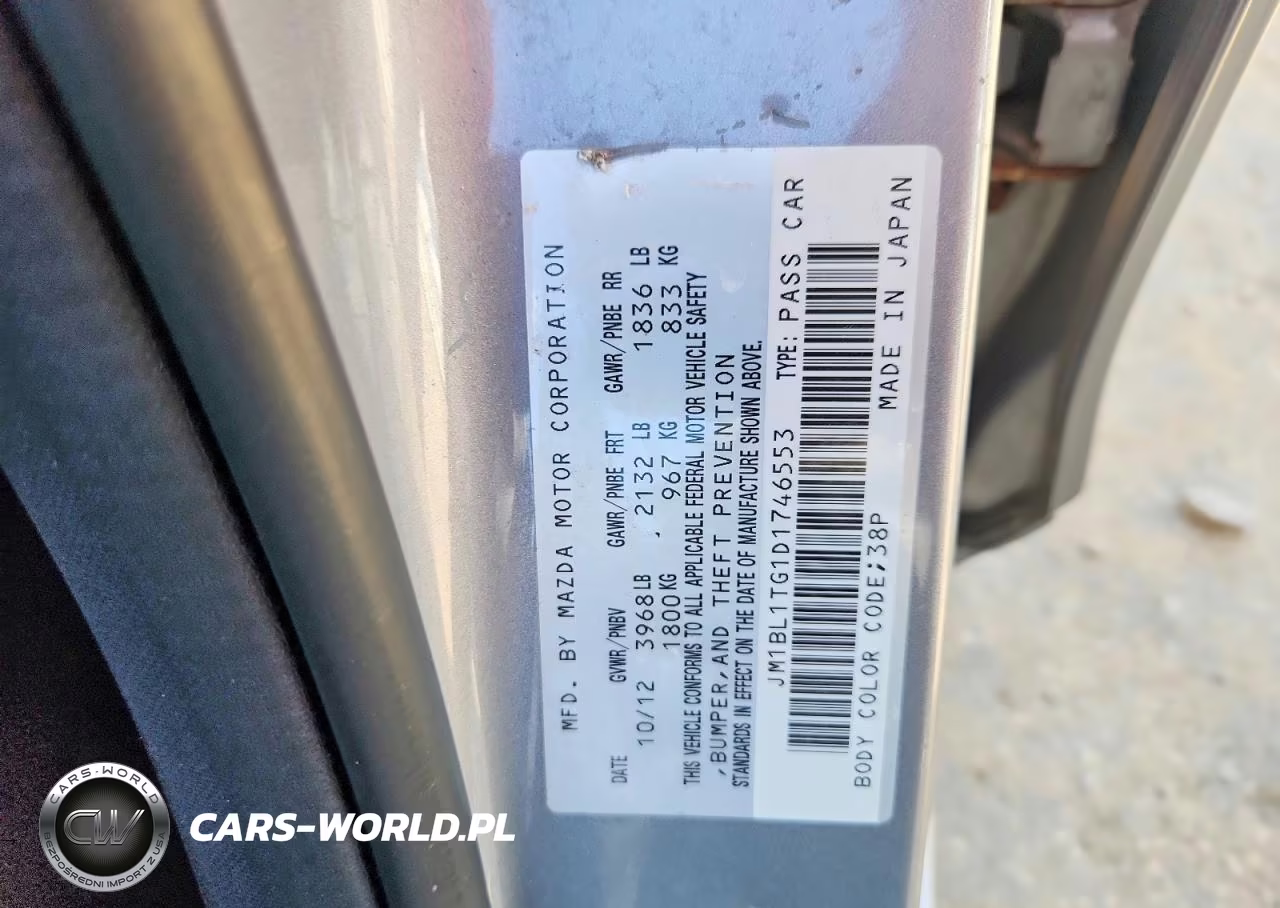 2013 Mazda 3 I VIN:JM1BL1TG1D1746553 - 13