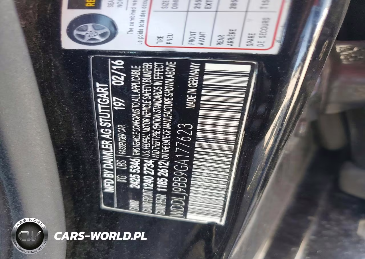 2016 Mercedes-Benz Cls 550 4Matic VIN:WDDLJ9BB9GA177623 - 12