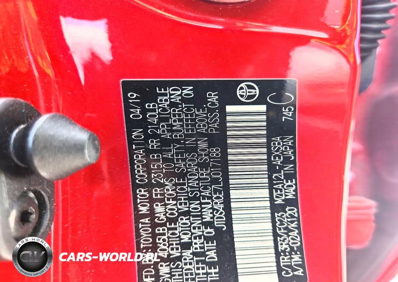 2020 Toyota Corolla Se VIN:JTDS4RCE7LJ017188 - 12
