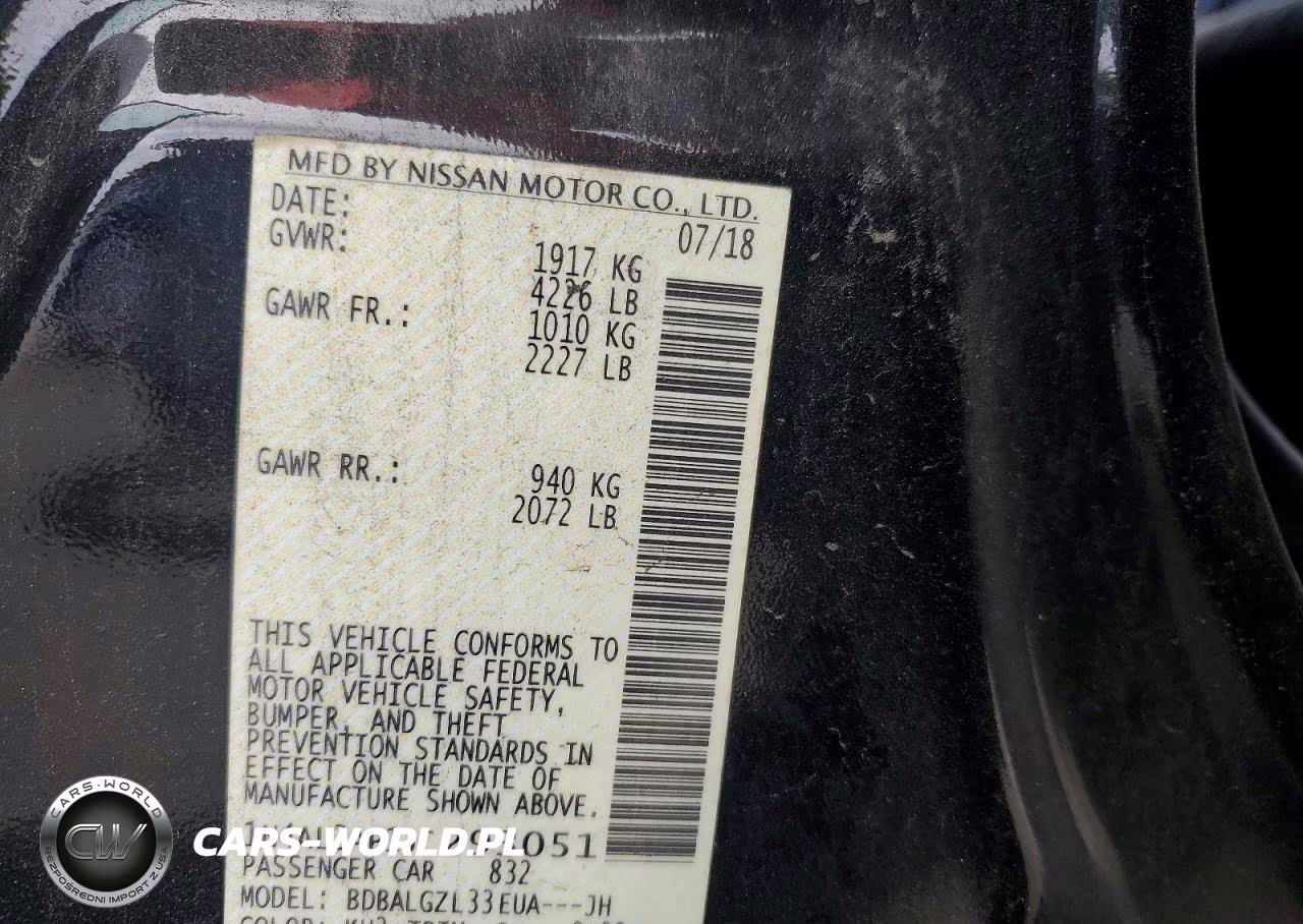 2018 Nissan Altima 2.5 S VIN:1N4AL3AP1JC293051 - 12