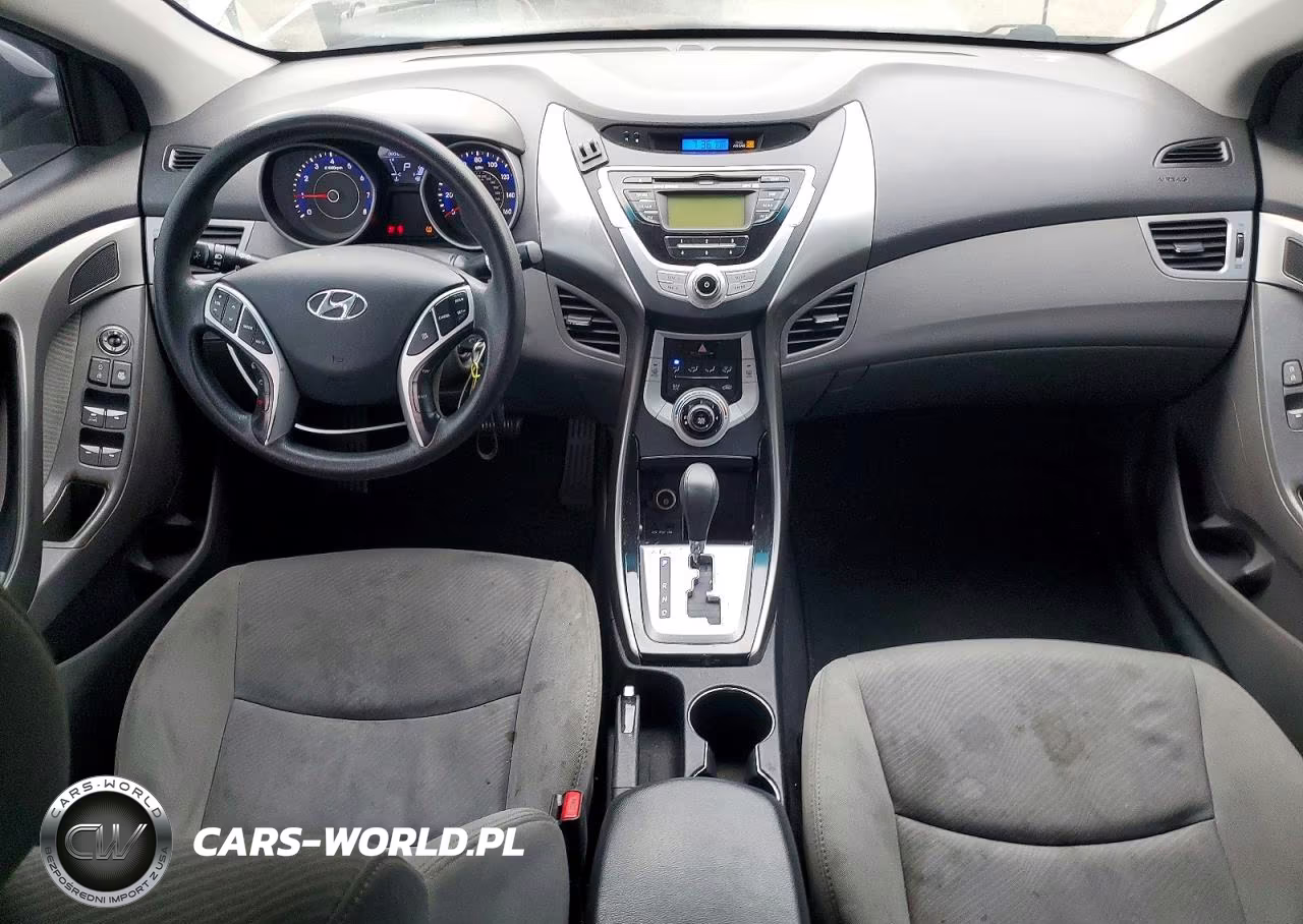 2012 Hyundai Elantra Gls VIN:KMHDH4AE6CU349992 - 8
