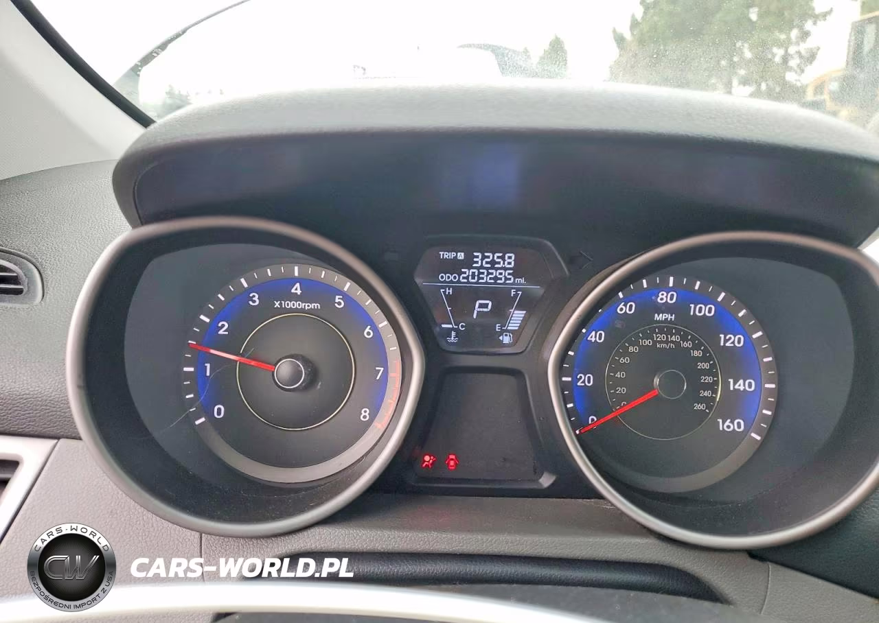 2012 Hyundai Elantra Gls VIN:KMHDH4AE6CU349992 - 9