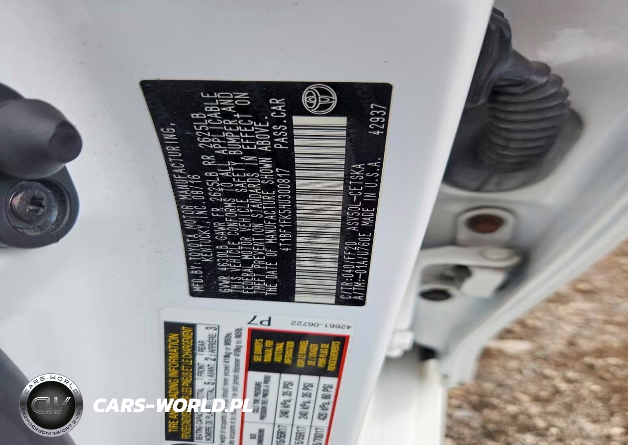 2017 Toyota Camry Se VIN:4T1BF1FK5HU300817 - 13