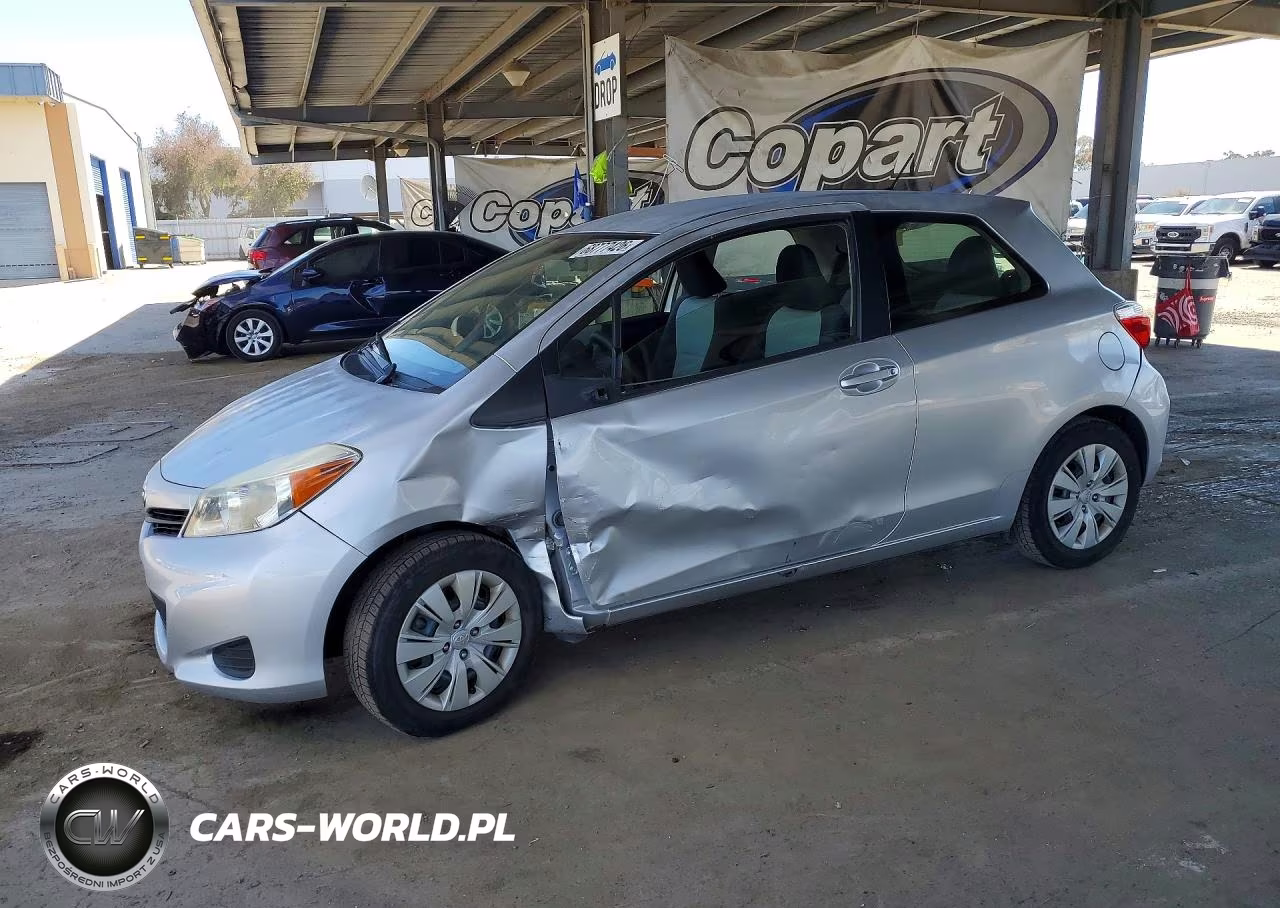 2014 Toyota Yaris 3-Door L VIN:JTDJTUD39ED590531 - 1