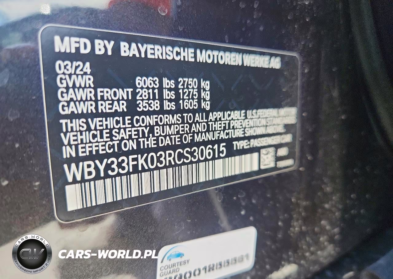 2024 BMW I5 Edrive 40 VIN:WBY33FK03RCS30615 - 13