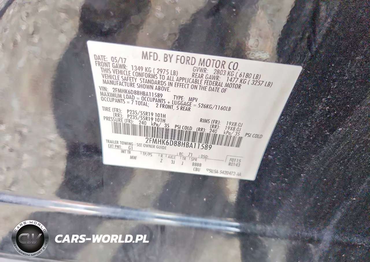 2017 Ford Flex Limited VIN:2FMHK6D88HBA11589 - 13