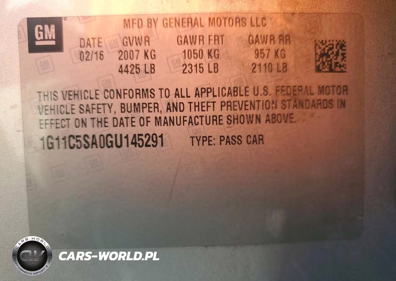 2016 Chevrolet Malibu Limited Lt VIN:1G11C5SA0GU145291 - 12