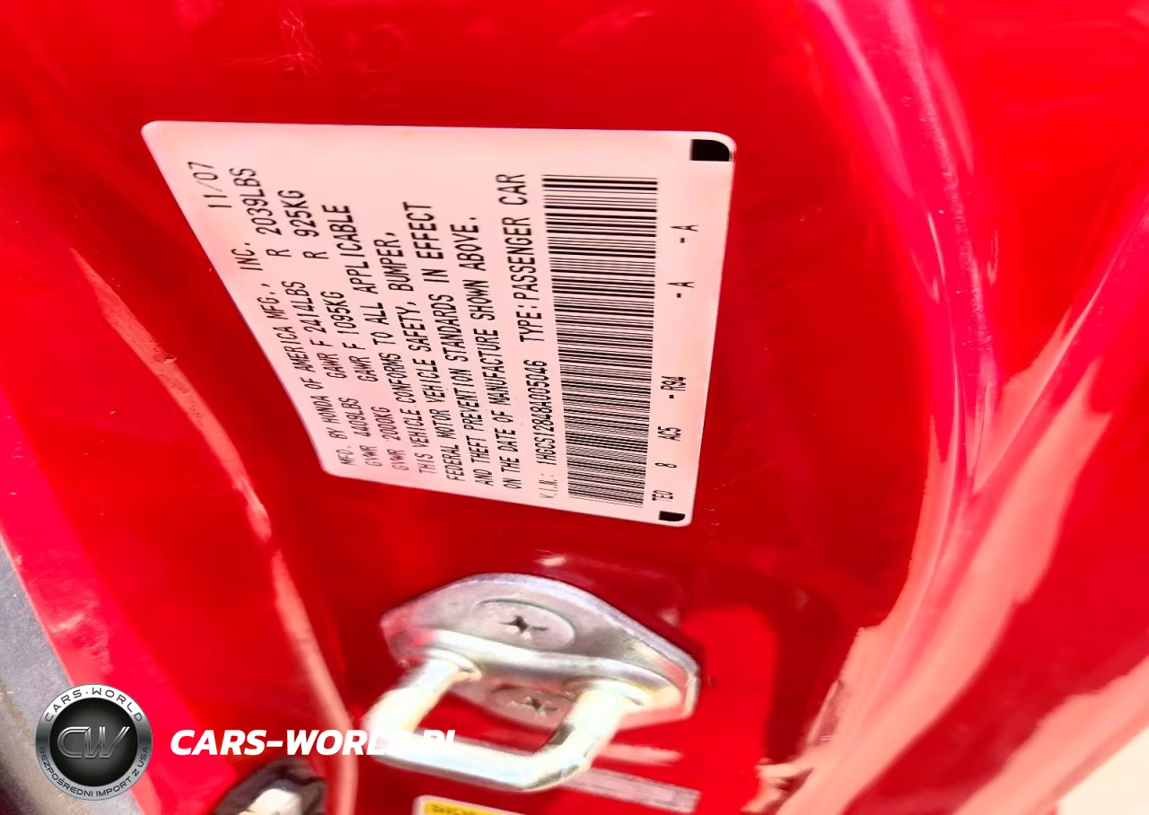 2008 Honda Accord Exl VIN:1HGCS12848A005046 - 13