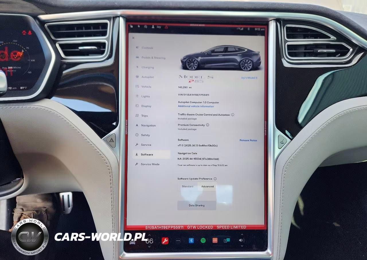 2014 Tesla Model S VIN:5YJSA1H19EFP55911 - 9