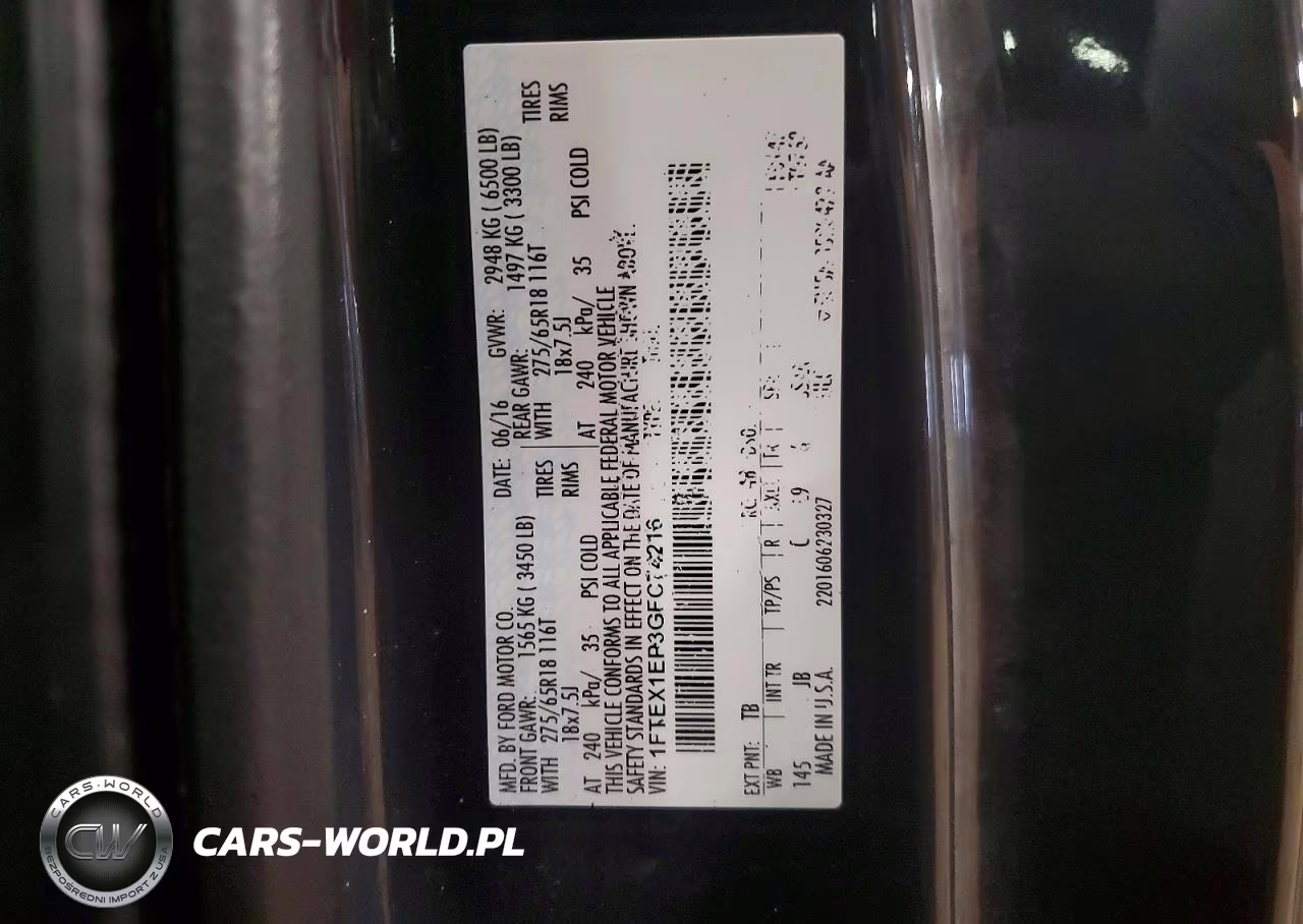 2016 Ford F150 Super Cab VIN:1FTEX1EP3GFC74216 - 12