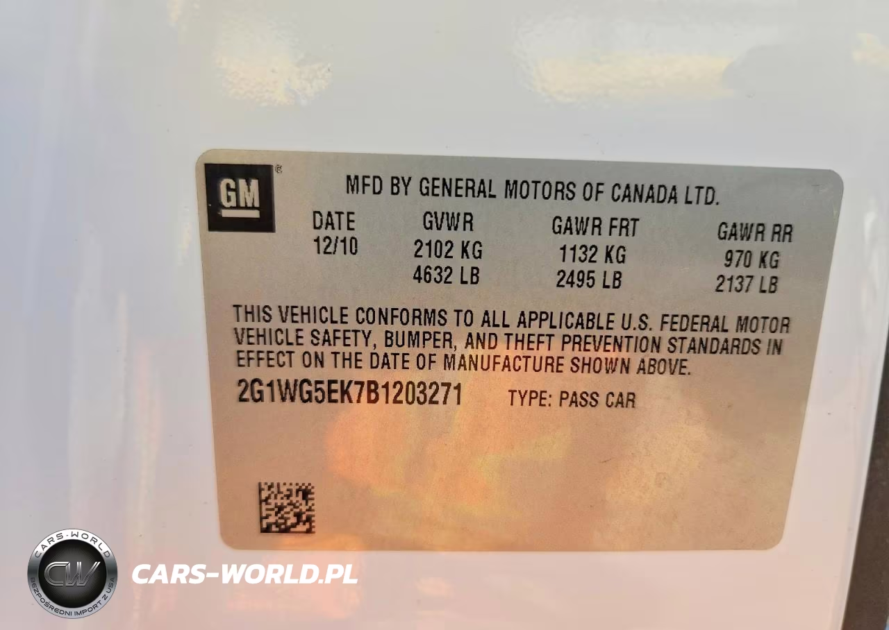 2011 Chevrolet Impala Lt VIN:2G1WG5EK7B1203271 - 13
