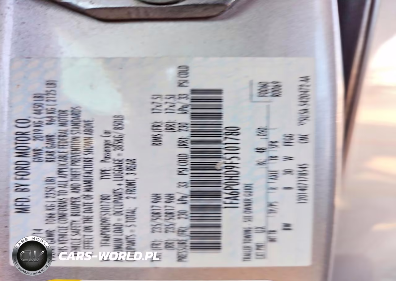 2015 Ford Fusion Se VIN:1FA6P0HD9F5101780 - 12