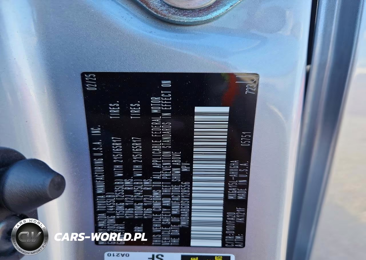 2025 Toyota Corolla Cross Le VIN:7MUBAABG0SV128556 - 10