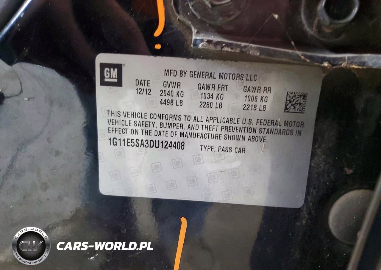 2013 Chevrolet Malibu 2Lt VIN:1G11E5SA3DU124408 - 12