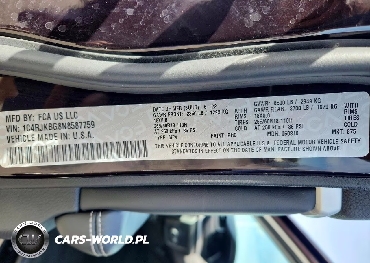 2022 Jeep Grand Cherokee L Limited VIN:1C4RJKBG8N8587759 - 13