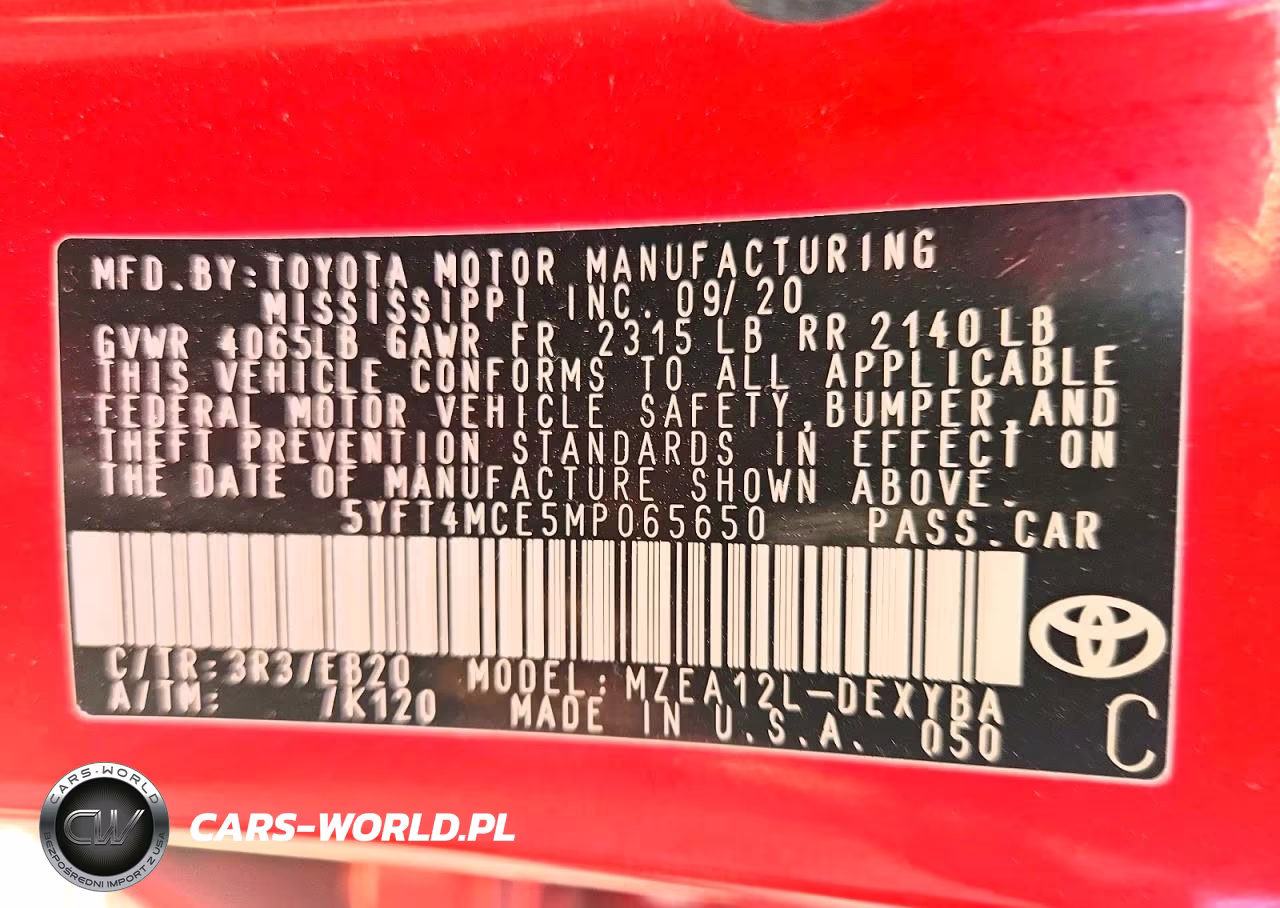 2021 Toyota Corolla Xse VIN:5YFT4MCE5MP065650 - 12