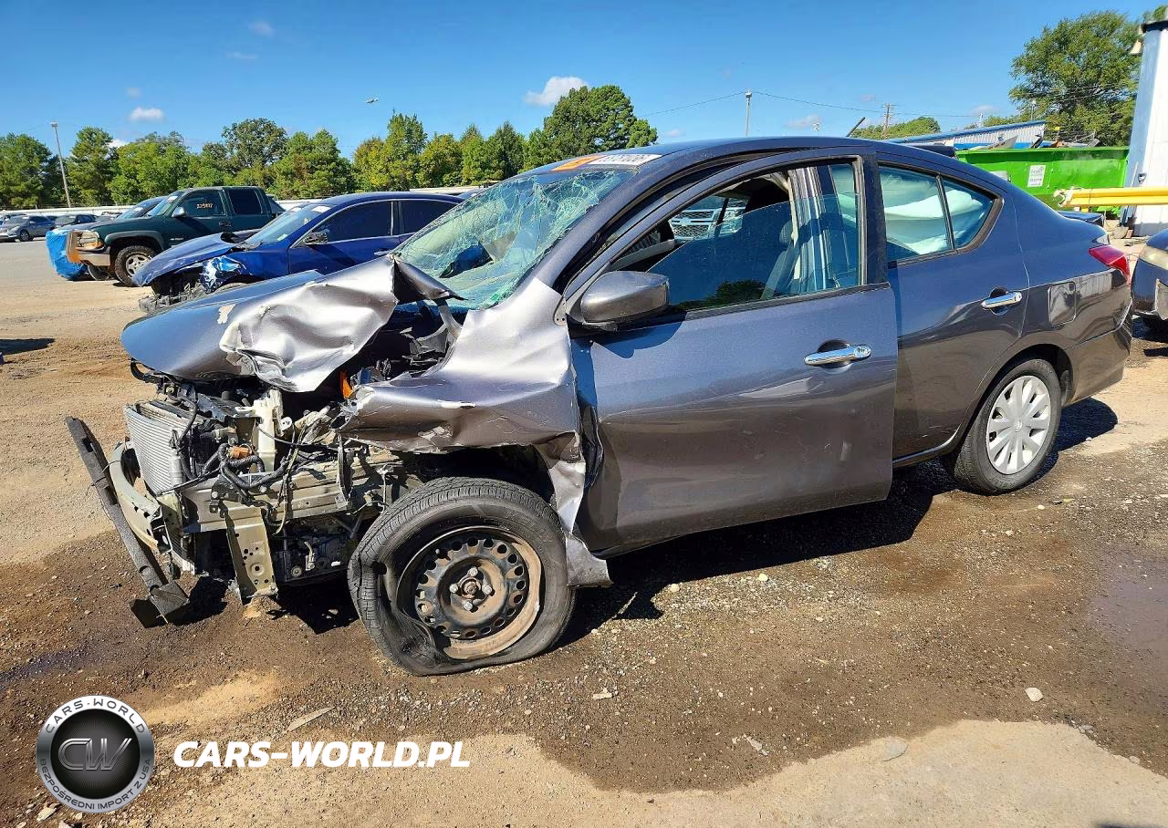 2019 Nissan Versa Sv VIN:3N1CN7AP1KL832412 - 1