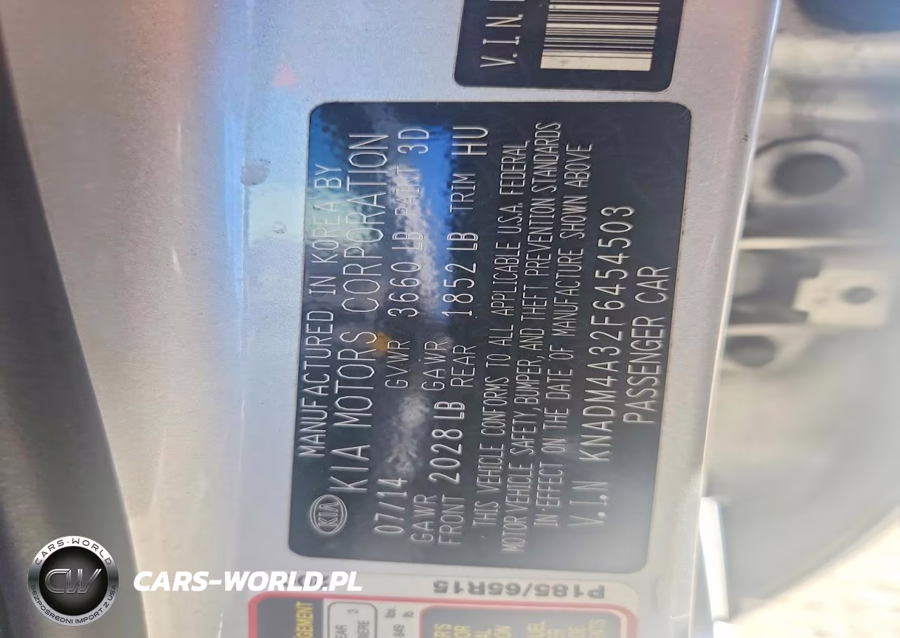 2015 Kia Rio Lx VIN:KNADM4A32F6454503 - 12