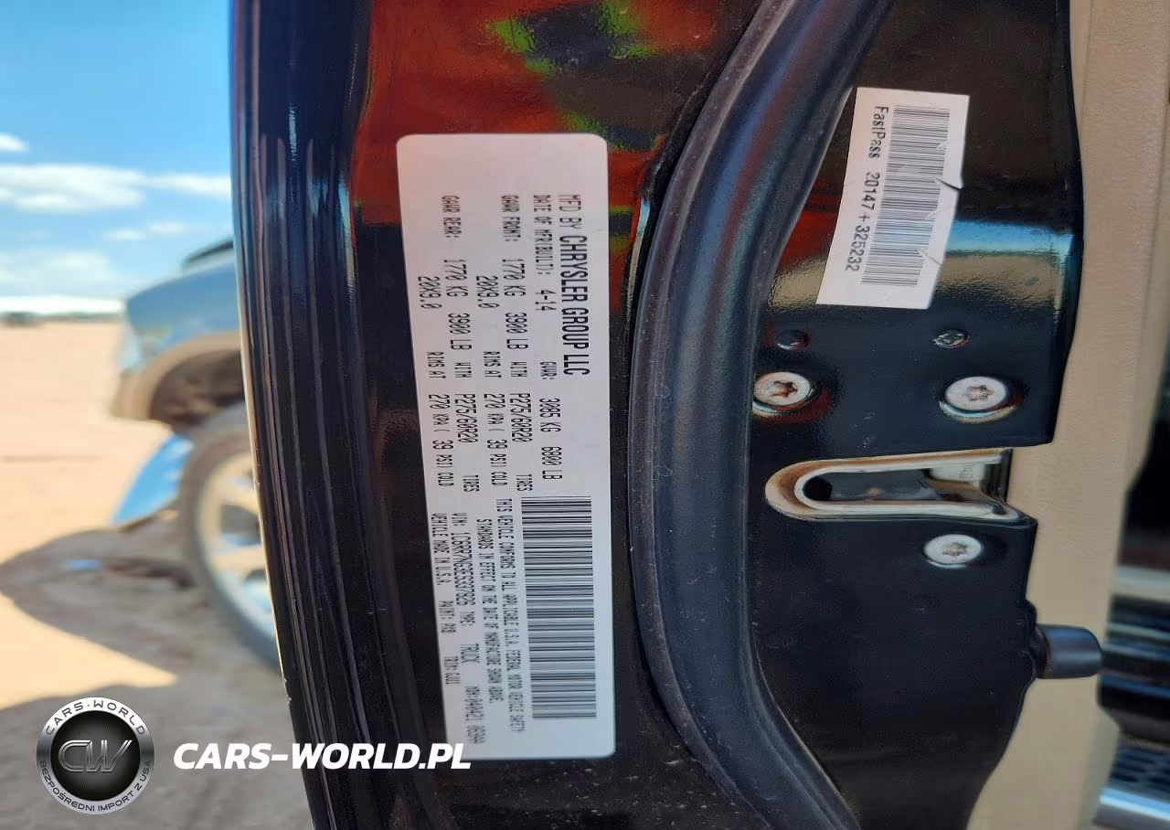 2014 Ram 1500 Laramie VIN:1C6RR7NG3ES337826 - 12