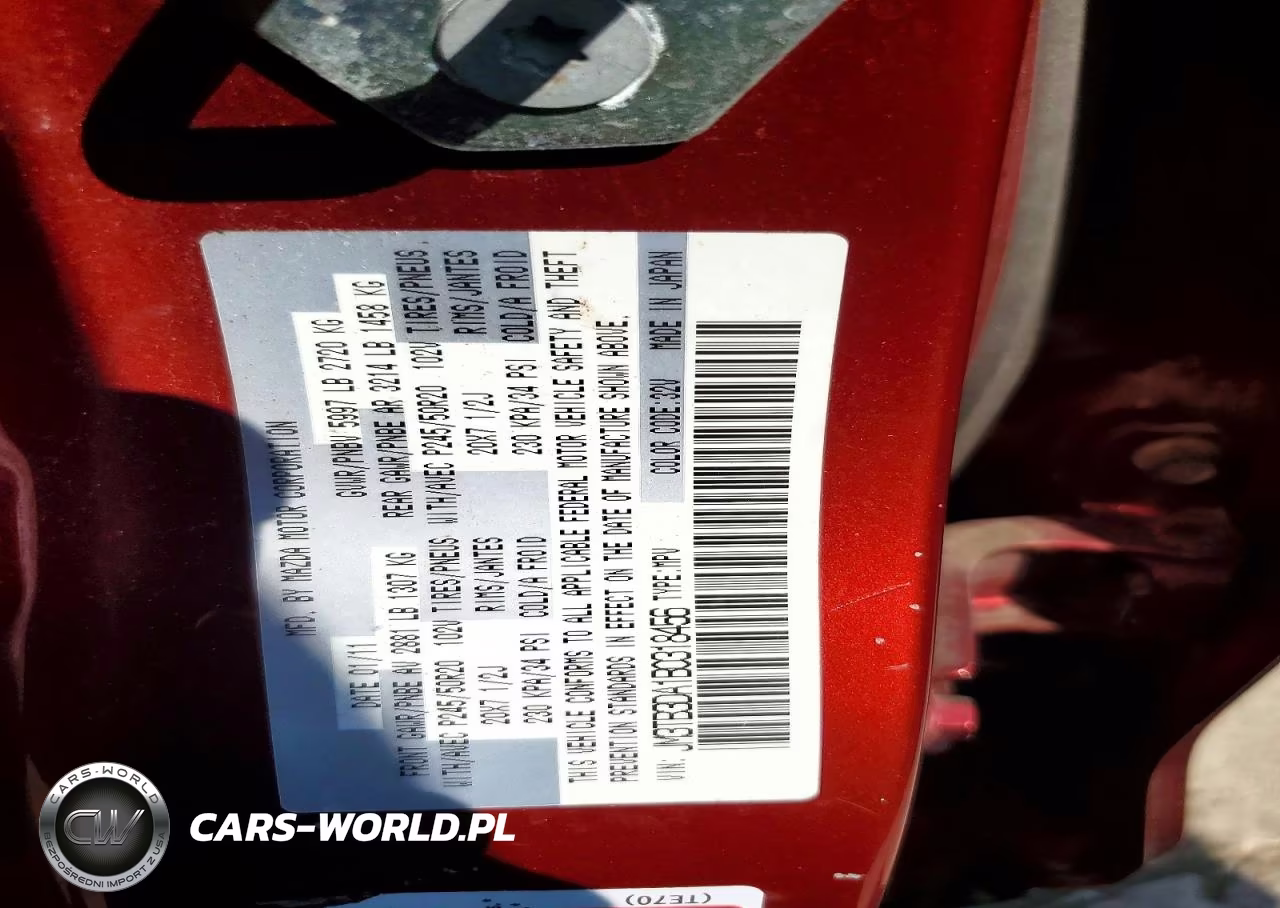 2011 Mazda Cx-9 VIN:JM3TB3DA1B0318456 - 13