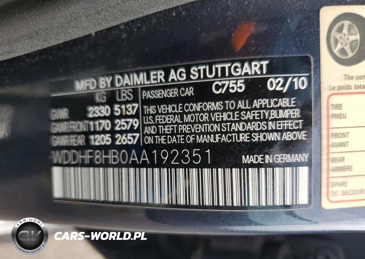 2010 Mercedes-Benz E 350 4Matic VIN:WDDHF8HB0AA192351 - 12