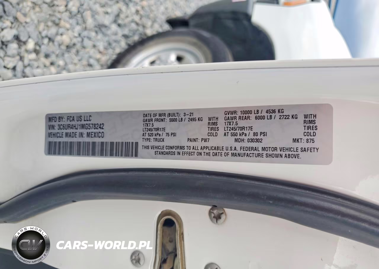 2021 Ram 2500 Tradesman VIN:3C6UR4HJ1MG578242 - 12