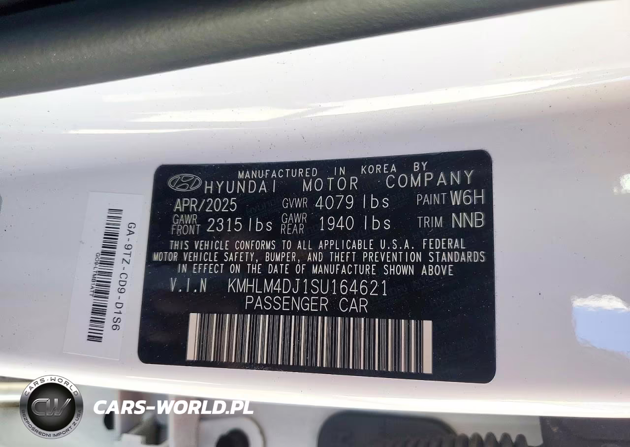 2025 Hyundai Elantra Hybrid Blue VIN:KMHLM4DJ1SU164621 - 12