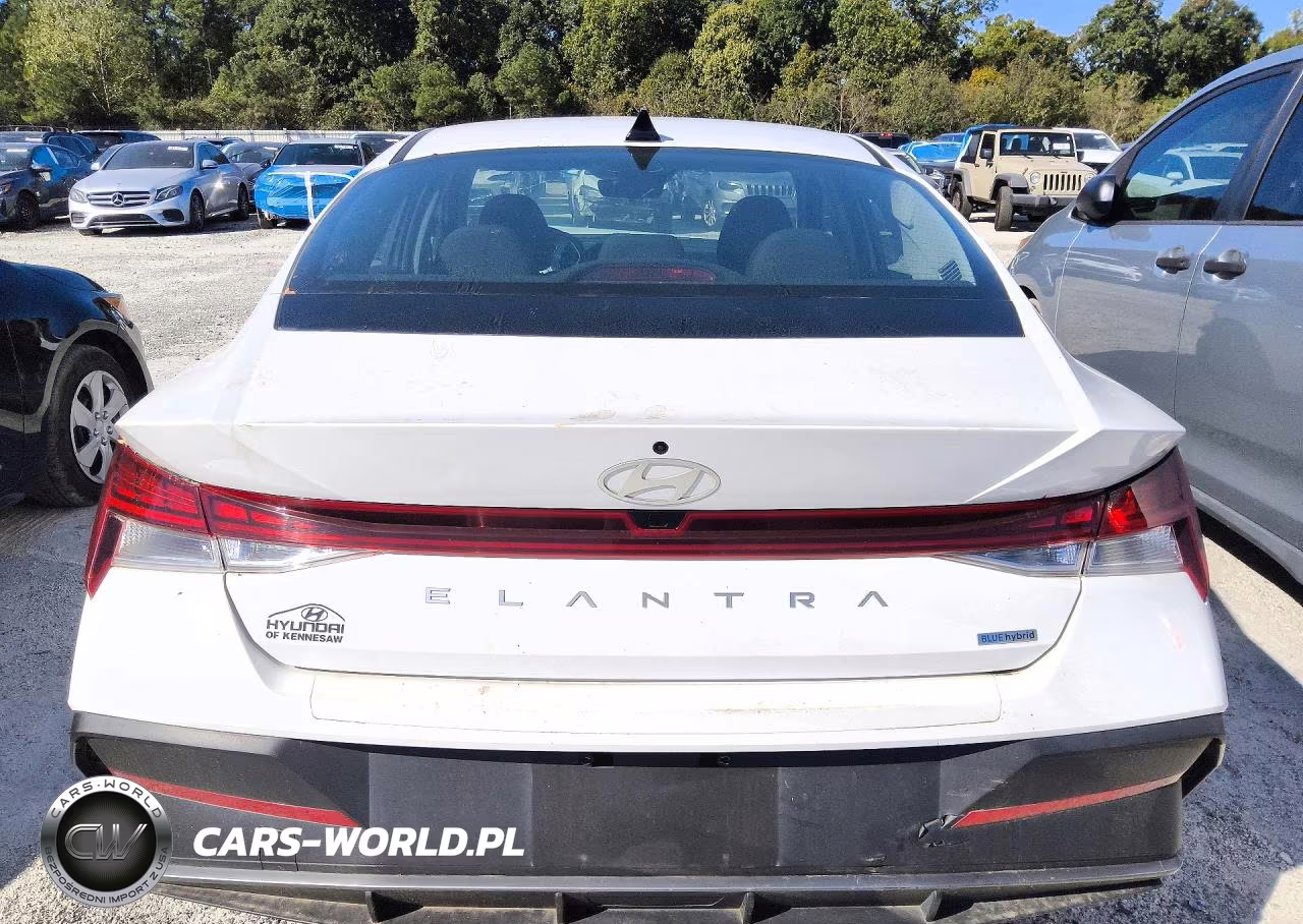 2025 Hyundai Elantra Hybrid Blue VIN:KMHLM4DJ1SU164621 - 6