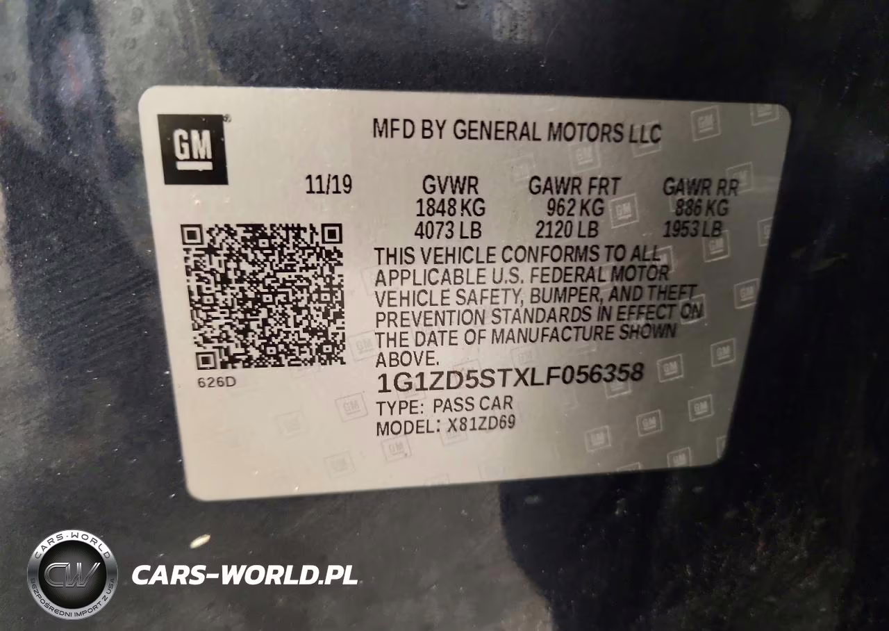 2020 Chevrolet Malibu Lt VIN:1G1ZD5STXLF056358 - 12