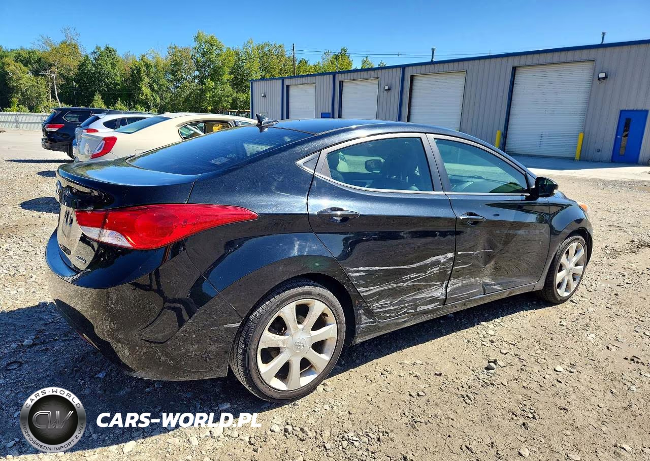 2011 Hyundai Elantra Limited VIN:5NPDH4AE6BH018746 - 3