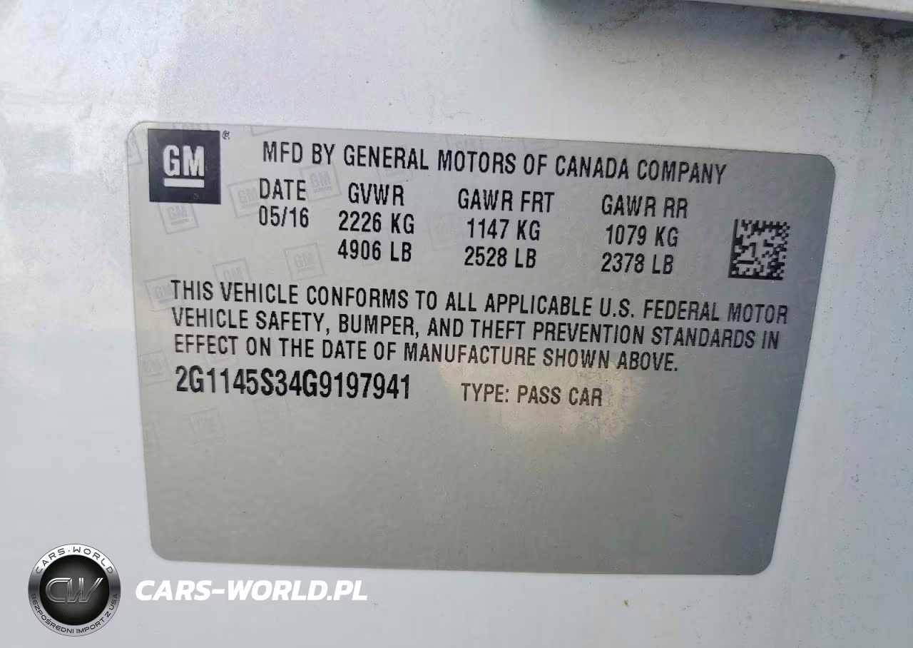 2016 Chevrolet Impala Ltz VIN:2G1145S34G9197941 - 12