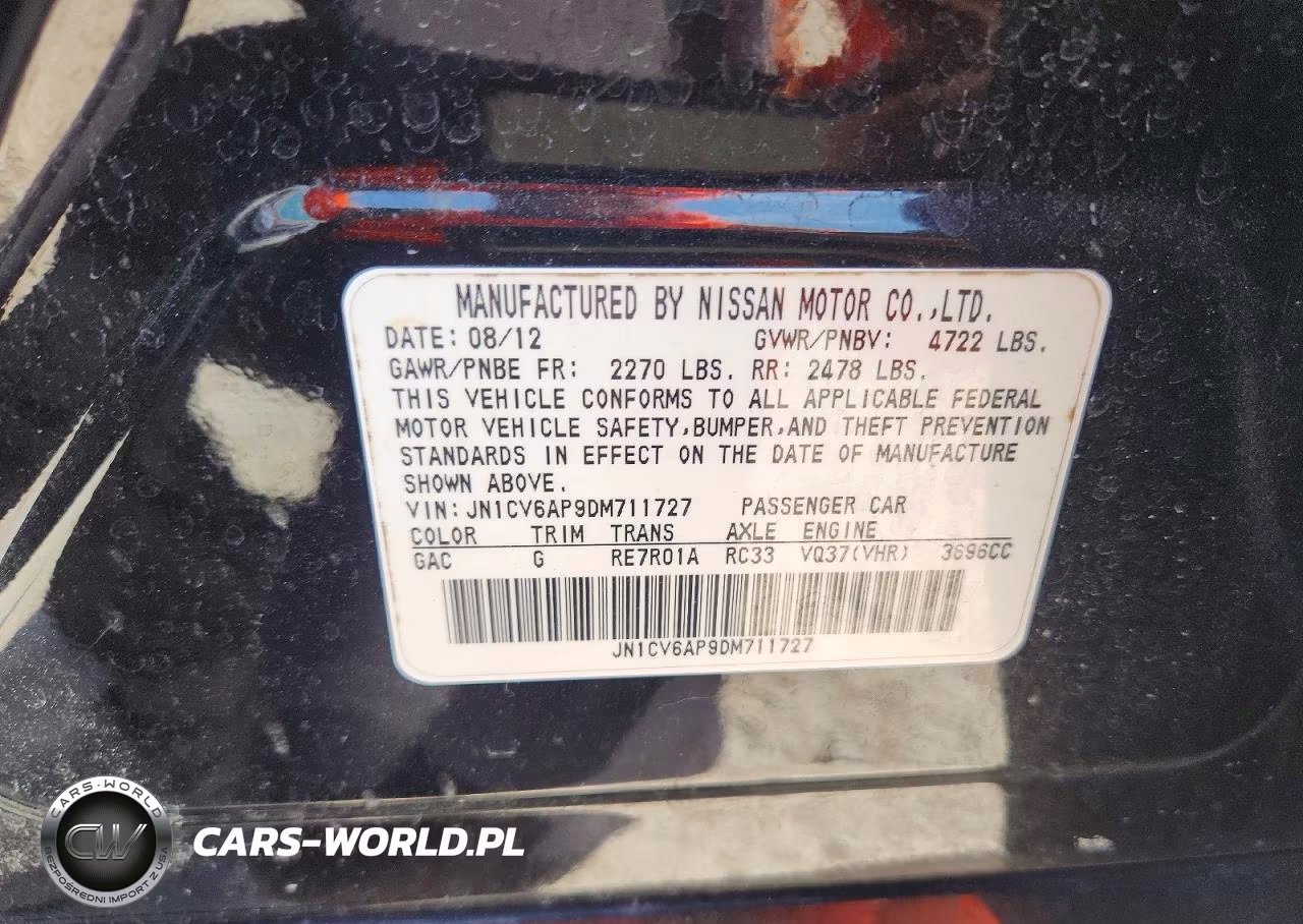 2013 Infiniti G37 Sedan Journey VIN:JN1CV6AP9DM711727 - 13
