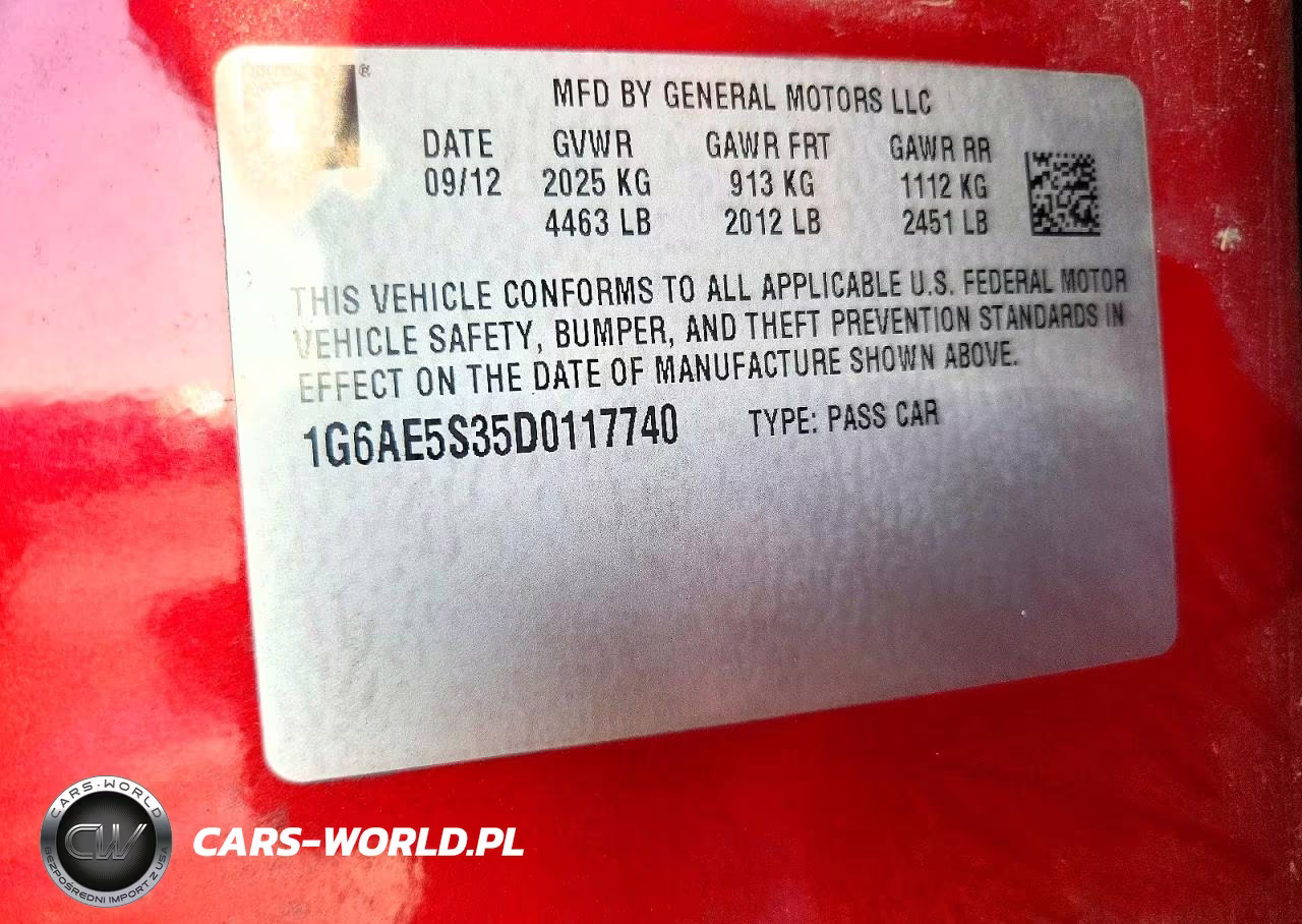 2013 Cadillac Ats Premium VIN:1G6AE5S35D0117740 - 13