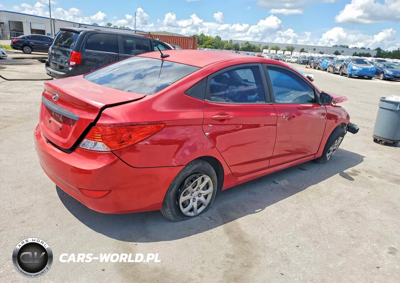 2012 Hyundai Accent Gls VIN:KMHCT4AE2CU139268 - 3