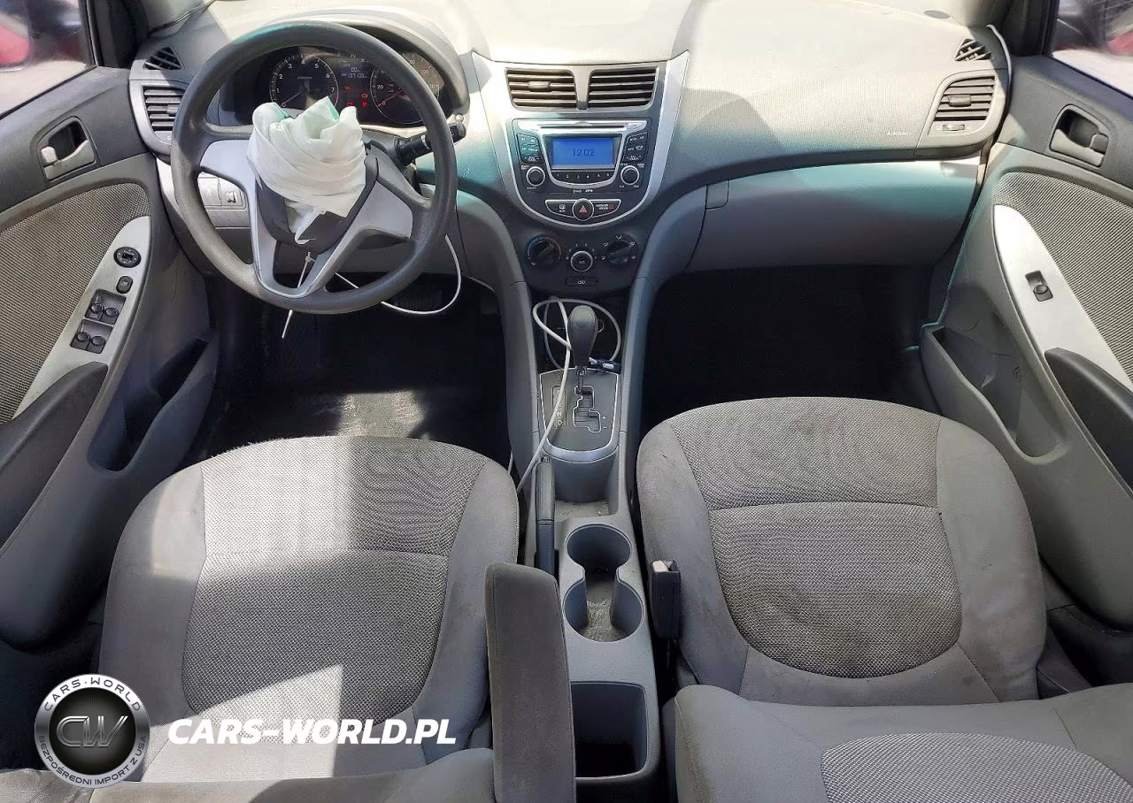 2012 Hyundai Accent Gls VIN:KMHCT4AE2CU139268 - 8