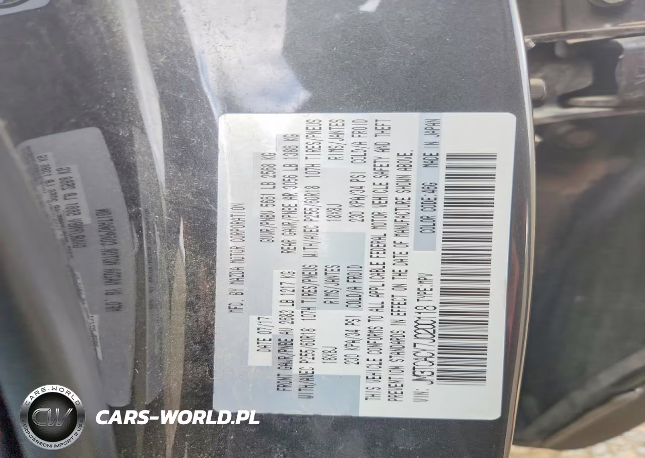2018 Mazda Cx-9 Touring VIN:JM3TCACY7J0200118 - 12